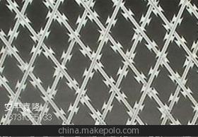 【鐵絲熱鍍刀片刺繩壽命長 經濟實用型刀片刺繩材質 高性價刀片刺繩】價格,廠家,圖片,金屬絲繩制品,安平縣嘉隆電焊網片廠-